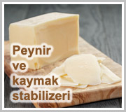 Kaşar peyniri ve tulum peyniri stabilizeri.